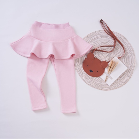 Alex Nova Girls Plush Fleece Pink Skirt 